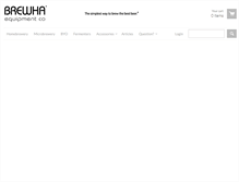 Tablet Screenshot of brewhaequipment.com